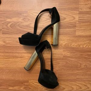 Michael Kors platform black heels